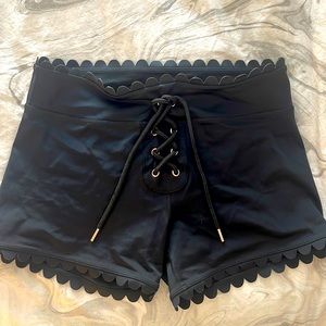 L’urv luxury black spandex shorts